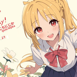 This is a pixiv picture whose title is 伊地知虹夏.