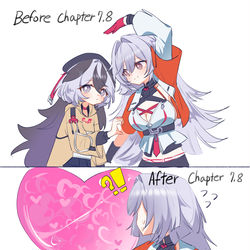 This is a pixiv picture whose title is 🐺❤️.