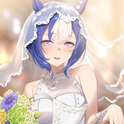 This is a pixiv picture whose title is 花嫁シーザリオ.