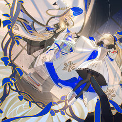 This is a pixiv picture whose title is 夢の名残.