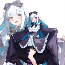 This is a pixiv picture whose title is 創作衣装ゴス皇女様.