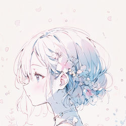 This is a pixiv picture whose title is 『Flower Fairies』.