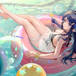 This is a pixiv picture whose title is 海沫.