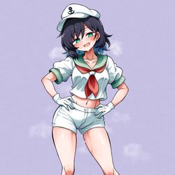 This is a pixiv picture whose title is 短パン村紗.