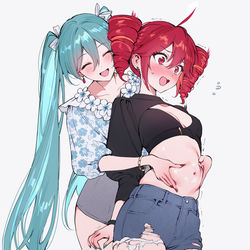 This is a pixiv picture whose title is デブテトちゃん.