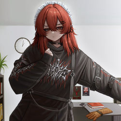 This is a pixiv picture whose title is commission.