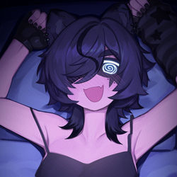 This is a pixiv picture whose title is swirly eyed snuffy.