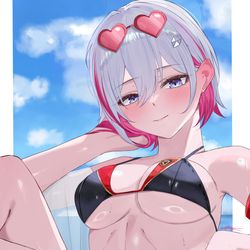 This is a pixiv picture whose title is 水着トパーズ.