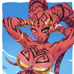 This is a pixiv picture whose title is Darth Talon Golden Bikini.