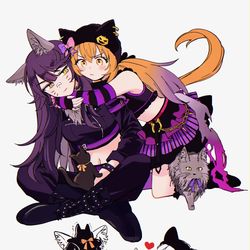 This is a pixiv picture whose title is 猫マヤノさん.