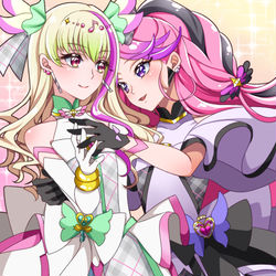 This is a pixiv picture whose title is ズキューンとキッス.