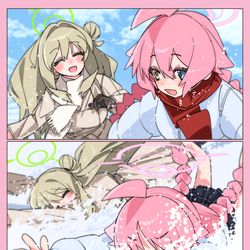 This is a pixiv picture whose title is ホシノ❤ノノミ2.