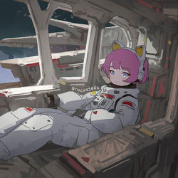This is a pixiv picture whose title is Stellar Voyager.