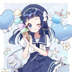 This is a pixiv picture whose title is セーラー×ななちゃん.
