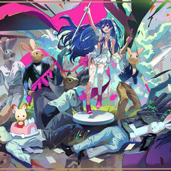 This is a pixiv picture whose title is 𝔅𝔦𝔯𝔱𝔥 𝔞𝔫𝔡 𝔇𝔢𝔞𝔱𝔥.