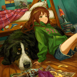This is a pixiv picture whose title is 無題.