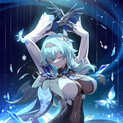 This is a pixiv picture whose title is 优菈.