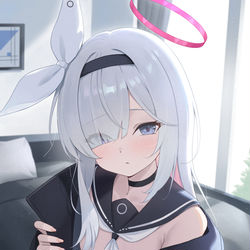 This is a pixiv picture whose title is 先生、アロナ先輩には内緒にしてくださいね.