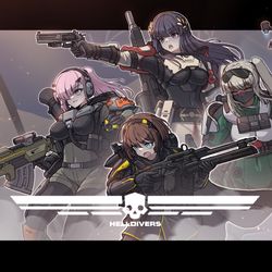 This is a pixiv picture whose title is 【Helldivers2】E.O.S. STANDS STILL.