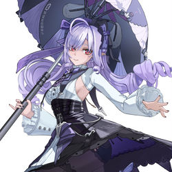 This is a pixiv picture whose title is 绝区零 薇薇安.