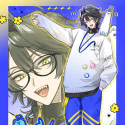 This is a pixiv picture whose title is アニメイトアプリきせかえ1周年.