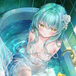 This is a pixiv picture whose title is 每个月的白丝/黑丝（2025.5）.