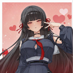 This is a pixiv picture whose title is Chisa (鸣潮) 💓.