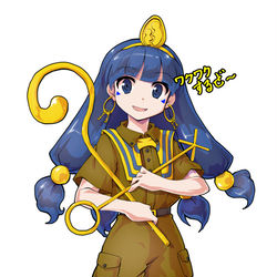 This is a pixiv picture whose title is 道神馴子立ち絵 表情差分.