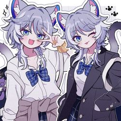 This is a pixiv picture whose title is 制服サフェル.