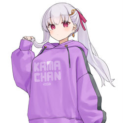 This is a pixiv picture whose title is だぼだぼパーカーのカーマちゃん.