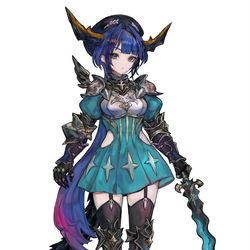 This is a pixiv picture whose title is 青の騎士様.
