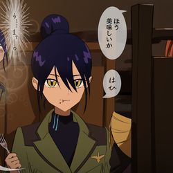 This is a pixiv picture whose title is 本音が見えたキシリア様.