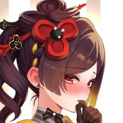This is a pixiv picture whose title is 【原神】千織.