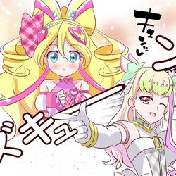 This is a pixiv picture whose title is ズキューン.