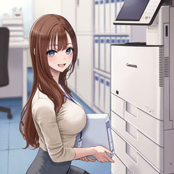 This is a pixiv picture whose title is 「あっ上がり？お疲れ様〜！」.