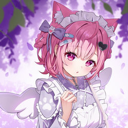This is a pixiv picture whose title is 🎀🐾🌸.