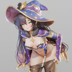 This is a pixiv picture whose title is Mona.