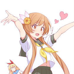 This is a pixiv picture whose title is 橘万里花.