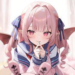 This is a pixiv picture whose title is 🍼🎀.