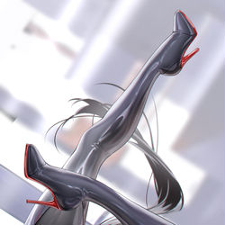 This is a pixiv picture whose title is Rio latex.