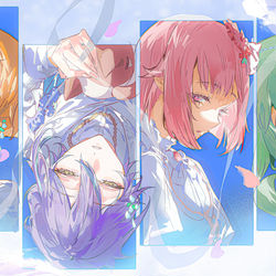 This is a pixiv picture whose title is 夢の世界.