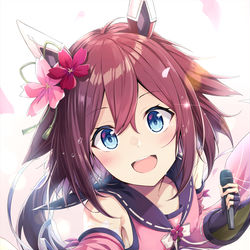 This is a pixiv picture whose title is ダービーウマ娘　Sakura Chiyono O.
