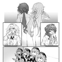 This is a pixiv picture whose title is 手をつないで (Let’s Hold Hands).