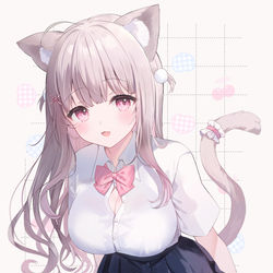 This is a pixiv picture whose title is 「なーにしてるのっ」.