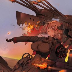 This is a pixiv picture whose title is ローン（アズールレーン）.