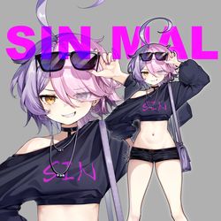 This is a pixiv picture whose title is 就问你杏的小肚子软不软吧.