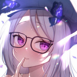 This is a pixiv picture whose title is 👓.