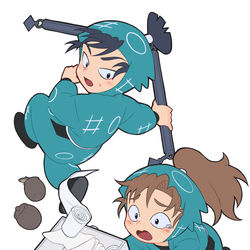 This is a pixiv picture whose title is 六は/一年生.