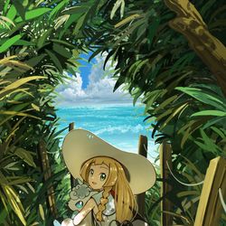 This is a pixiv picture whose title is 避暑地.