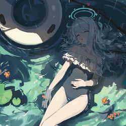 This is a pixiv picture whose title is 💤.